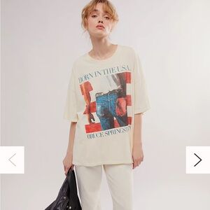 Free People Daydreamer Bruce Springsteen Born In The USA Tee